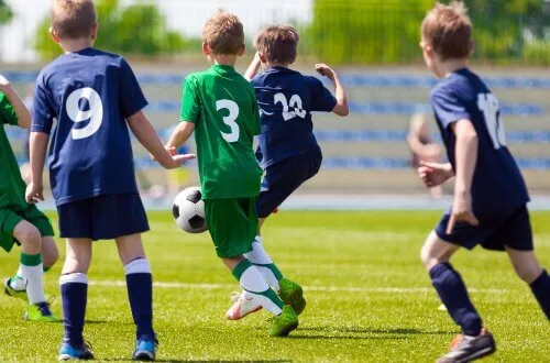 Barn som driver med sport fordi det